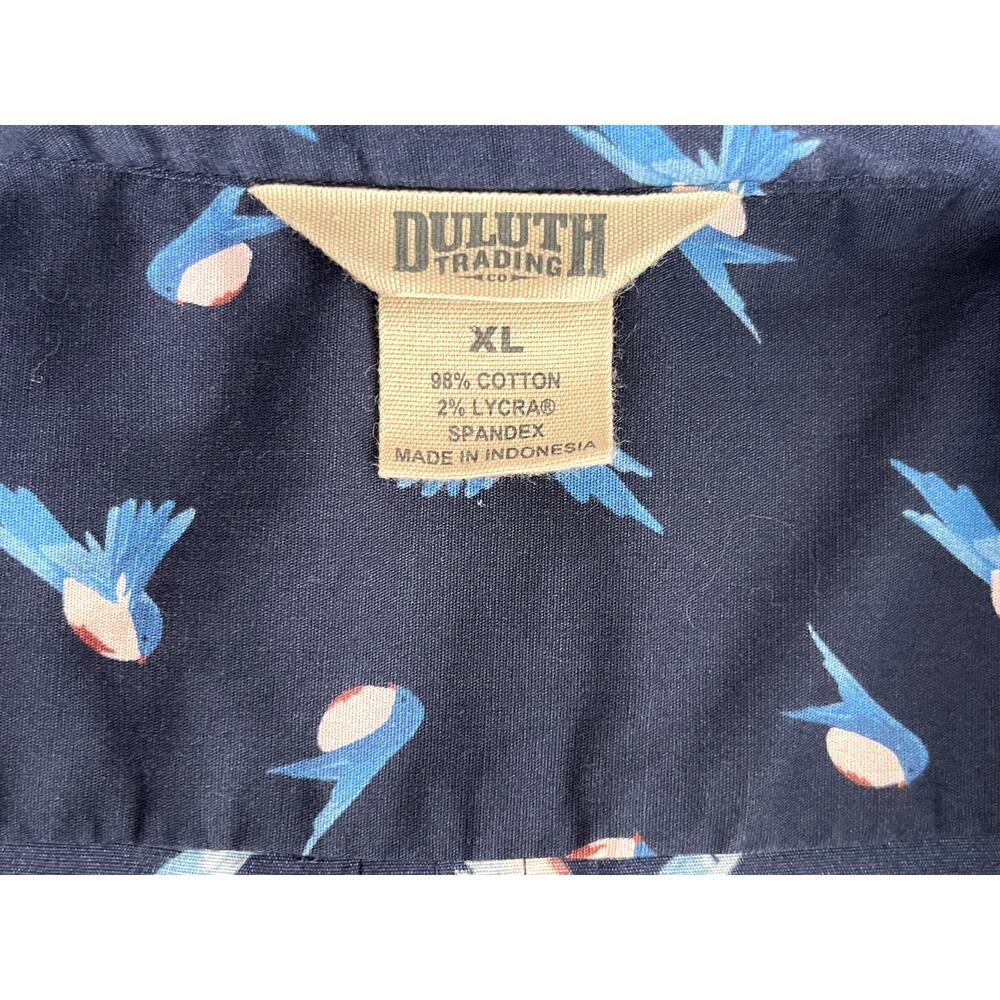 Duluth Trading Sz XL Wrinklefighter Work Smock Shirt Pockets Utility Durable - Picture 12 of 13